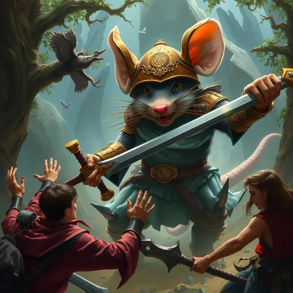 تصویر حمله موش ها به انسان ها