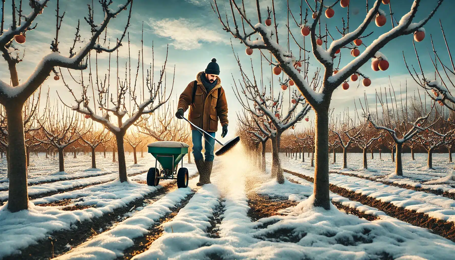 بهترین کود برای درختان میوه در فصل زمستان
