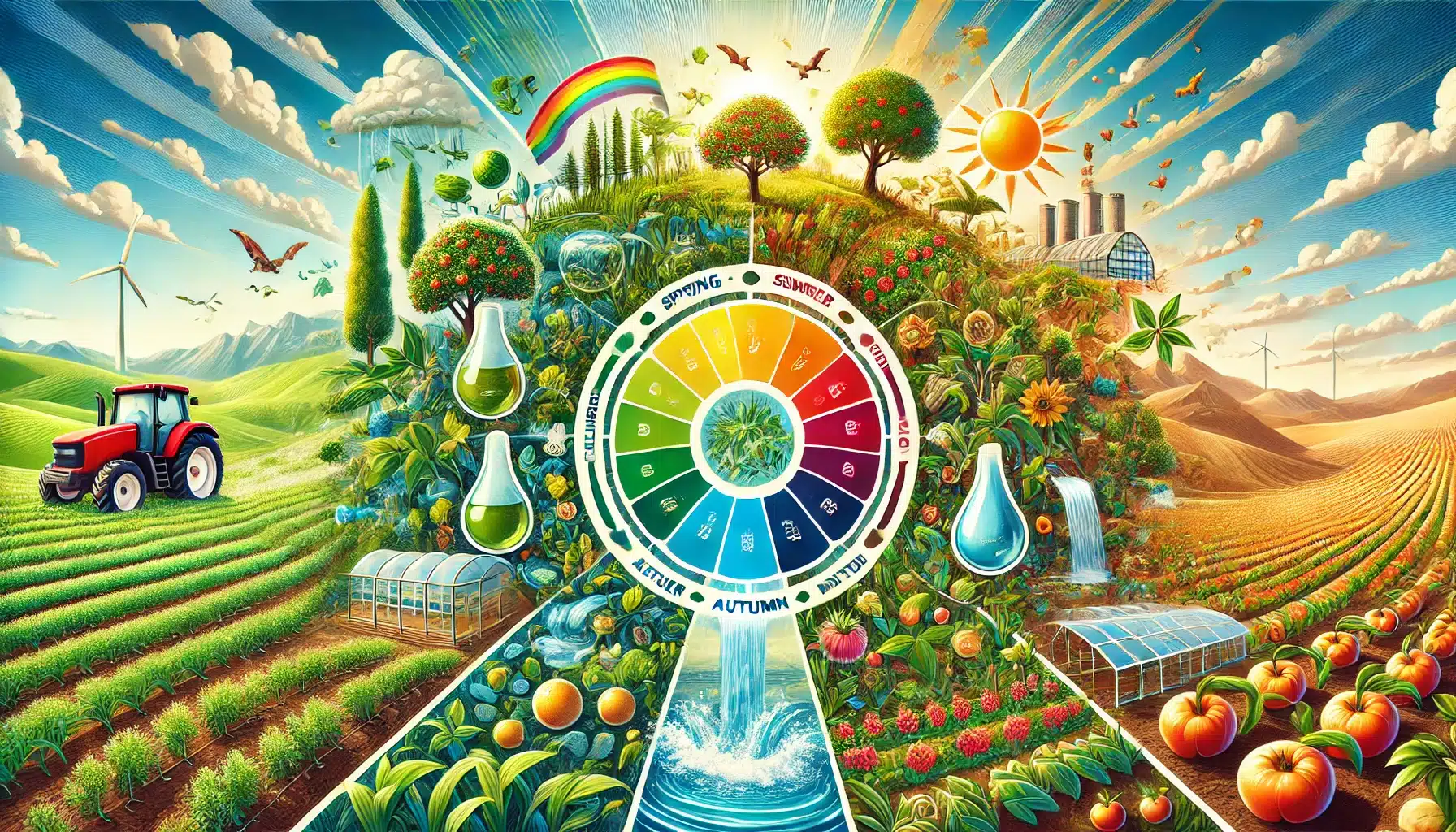 نمایشی گسترده از کاربردهای متنوع هیومیک اسید در کشاورزی است