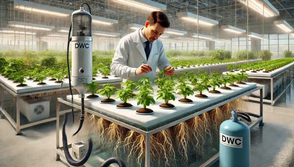 هیدروپونیک گیاهان آپارتمانی چیست؟ 11 سیستم آب عمیق (Deep Water Culture - DWC)