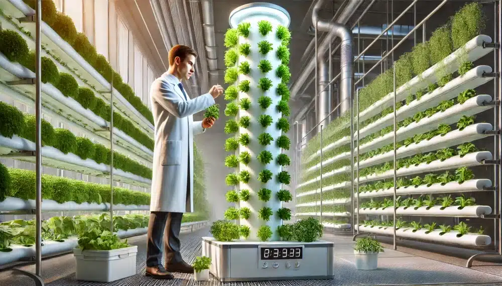 هیدروپونیک گیاهان آپارتمانی چیست؟ 19 سیستم ایستاده (Tower System)