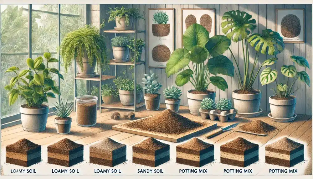 انواع خاک: خاک مناسب برای گیاهان آپارتمانی چیست؟