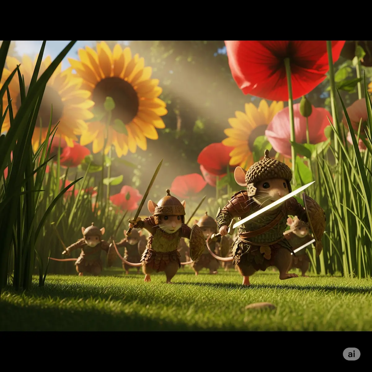 حمله موش ها به باغ